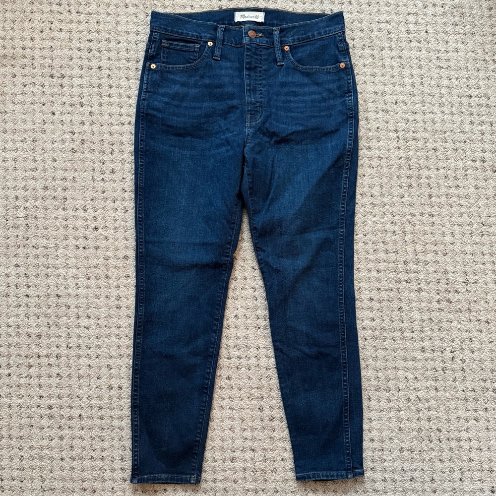 Madewell 10” high rise skinny jeans